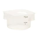 Cambro 2RFSPROPP190 2 qt CamRound® FreshPro Round Storage Container - Polypropylene, Translucent thumbnail 2