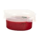 Cambro 2RFSPROPP190 2 qt CamRound® FreshPro Round Storage Container - Polypropylene, Translucent thumbnail 6