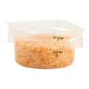 Cambro 2RFSPROPP190 2 qt CamRound® FreshPro Round Storage Container - Polypropylene, Translucent thumbnail 8