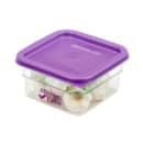 Cambro 2SFSCW441 2 qt Square Food Storage Container - CamSquare®, Allergen-Free, Polycarbonate, Clear thumbnail 7
