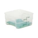 Cambro 2SFSPROPP190 2 qt FreshPro Square Food Storage Container - CamSquare®, Polypropylene, Translucent thumbnail 2