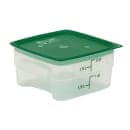 Cambro 2SFSPROPP190 2 qt FreshPro Square Food Storage Container - CamSquare®, Polypropylene, Translucent thumbnail 3