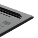 Cambro 30CWCH110 Camwear Food Pan Cover - 1/3 Size, Flat with Handle, Black thumbnail 4