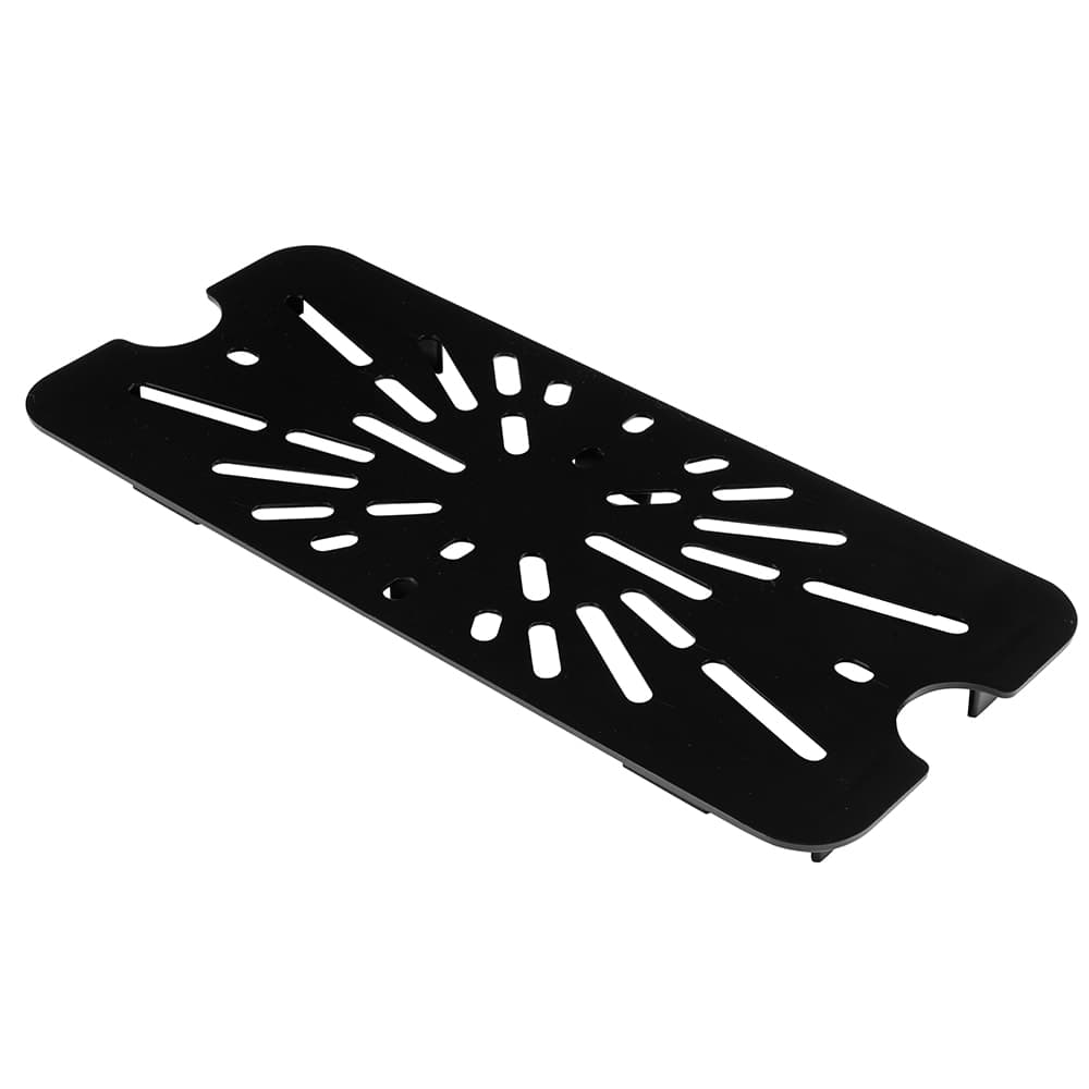 Cambro 30CWD110 Camwear Drain Shelf - 1/3 Size, Black