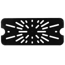 Cambro 30CWD110 Camwear Drain Shelf - 1/3 Size, Black thumbnail 3