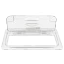 Cambro 30CWL135 FlipLid Food Pan Cover - 1/3 Size, Hinged, Clear thumbnail 3