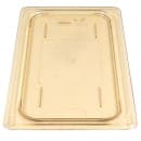 Cambro 30HPC150 H-Pan Food Pan Cover - 1/3 Size, Non-Stick, Flat, Amber thumbnail 4