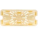 Cambro 30HPD150 H-Pan Drain Shelf - 1/3 Size, Amber thumbnail 3