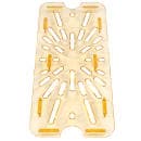 Cambro 30HPD150 H-Pan Drain Shelf - 1/3 Size, Amber thumbnail 4