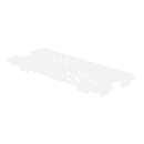 Cambro 30PPD190 Food Pan Drain Shelf - 1/3 Size, Translucent thumbnail 5