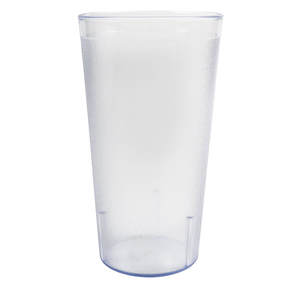 Cambro 3200P2152 32 oz Clear Textured Plastic Tumbler