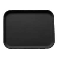 Cambro 3253CT138 Rectangular Camtread Serving Tray - 20 7/8" x 12 3/4", Fiberglass, Tavern Tan thumbnail 2