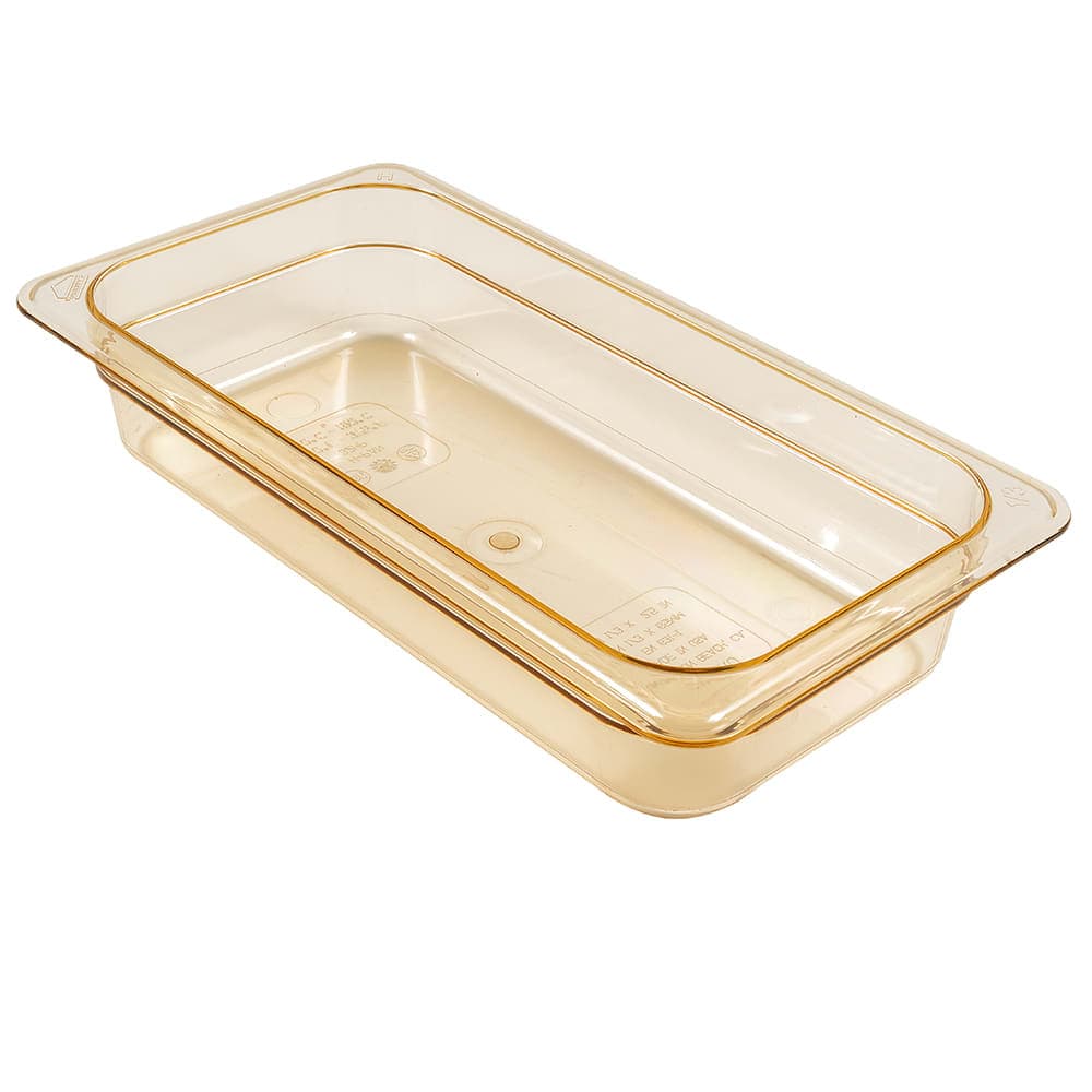 Cambro 32HP150 2 1/2"D Third Size High Temp Food Pan - Non Stick