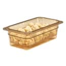 Cambro 33CLRHP150 H-Pan Colander - 1/3 Size, 3"D, Amber thumbnail 2