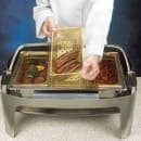 Cambro 33CLRHP150 H-Pan Colander - 1/3 Size, 3"D, Amber thumbnail 4