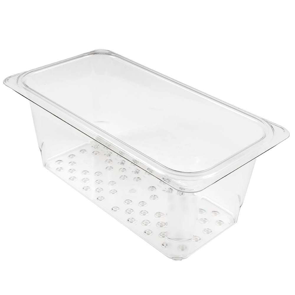 Cambro 35CLRCW135 Camwear Colander - 1/3 Size, 5"D, Clear