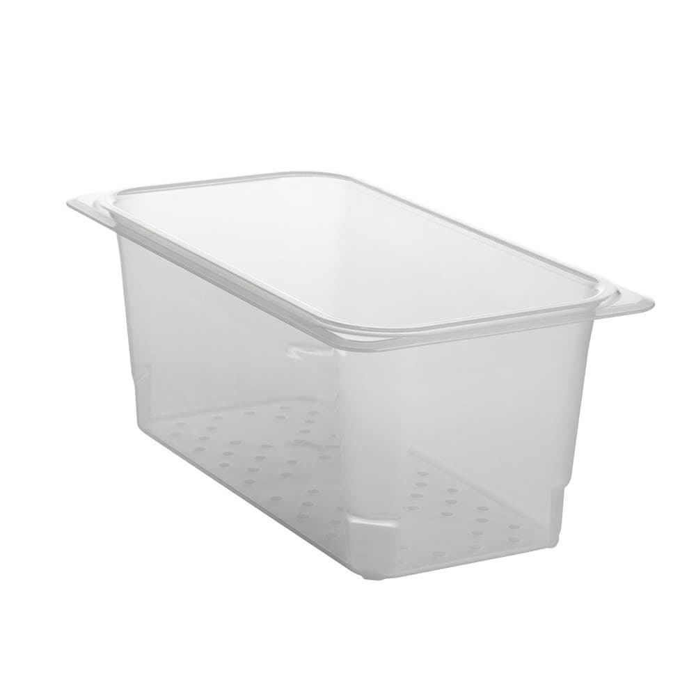 Cambro 35CLRPP190 Food Pan Colander - Third Size, 5"D, Translucent