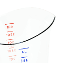Cambro 400MCCW135 4 qt Camwear Measuring Cup - Clear thumbnail 3