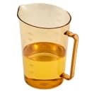 Cambro 400MCH150 4 qt High Heat Measuring Cup - Plastic, Amber thumbnail 4