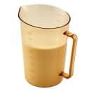 Cambro 400MCH150 4 qt High Heat Measuring Cup - Plastic, Amber thumbnail 5