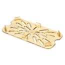 Cambro 40HPD150 H-Pan Drain Shelf - 1/4 Size, Amber thumbnail 2