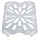 Cambro 40PPD190 Food Pan Drain Shelf - 1/4 Size, Translucent thumbnail 4