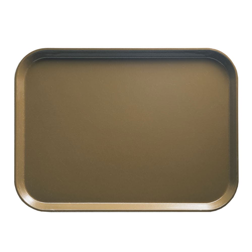 Cambro 46513 Fiberglass Camtray® Cafeteria Tray - 6"L x 4 1/4"W, Bay Leaf Brown