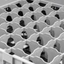 Cambro 49S318110 Camrack® Glass Rack w/ (49) Compartments - (1) Gray Extender, Black thumbnail 5