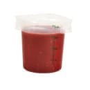 Cambro 4RFSPROPP190 4 qt CamRound® FreshPro Round Storage Container - Polypropylene, Translucent thumbnail 7
