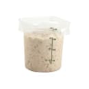 Cambro 4RFSPROPP190 4 qt CamRound® FreshPro Round Storage Container - Polypropylene, Translucent thumbnail 8