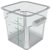 Cambro 4SFSCW135 4 qt Square Food Storage Container - CamSquare®, Plastic, Clear thumbnail 11
