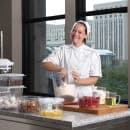 Cambro 4SFSCW135 4 qt Square Food Storage Container - CamSquare®, Plastic, Clear thumbnail 4