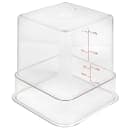 Cambro 4SFSCW135 4 qt Square Food Storage Container - CamSquare®, Plastic, Clear thumbnail 5