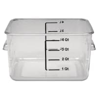 Cambro 4SFSCW135 4 qt Square Food Storage Container - CamSquare®, Plastic, Clear thumbnail 9
