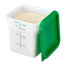 Cambro 4SFSP148 4 qt Square Food Storage Container - CamSquare®, Natural White thumbnail 3