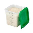Cambro 4SFSPP190 4 qt Square Food Storage Container - CamSquare®, Plastic, Translucent thumbnail 5