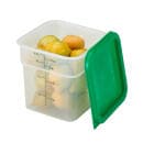 Cambro 4SFSPP190 4 qt Square Food Storage Container - CamSquare®, Plastic, Translucent thumbnail 7