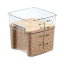 Cambro 4SFSPROCW135 4 qt FreshPro Square Food Storage Container - CamSquare®, Polycarbonate, Green Graduation thumbnail 13