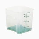 Cambro 4SFSPROPP190 4 qt FreshPro Square Food Storage Container - CamSquare®, Polypropylene, Translucent thumbnail 2