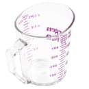 Cambro 50MCCW441 1 pint Measuring Cup - Allergen-Free, Polycarbonate, Clear thumbnail 5