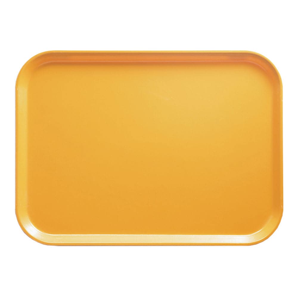 Cambro 57171 Fiberglass Camtray® Cafeteria Tray - 6 9/10"L x 4 9/10"W, Tuscan Gold