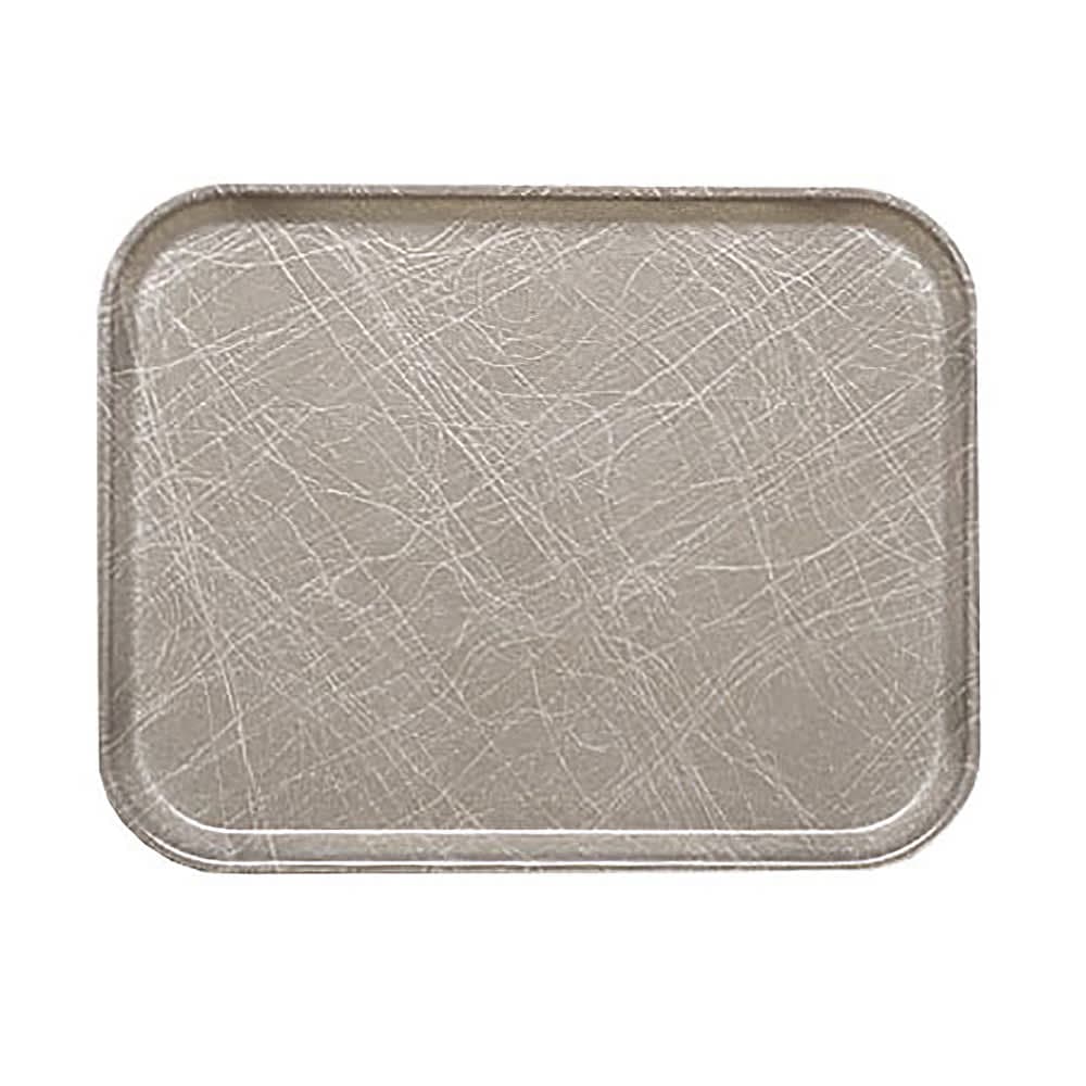 Cambro 57215 Fiberglass Camtray® Cafeteria Tray - 6 9/10"L x 4 9/10"W, Abstract Gray