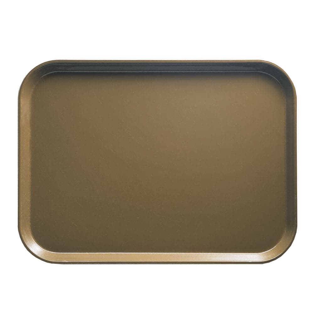 Cambro 57513 Fiberglass Camtray® Cafeteria Tray - 6 9/10"L x 4 9/10"W, Bay Leaf Brown