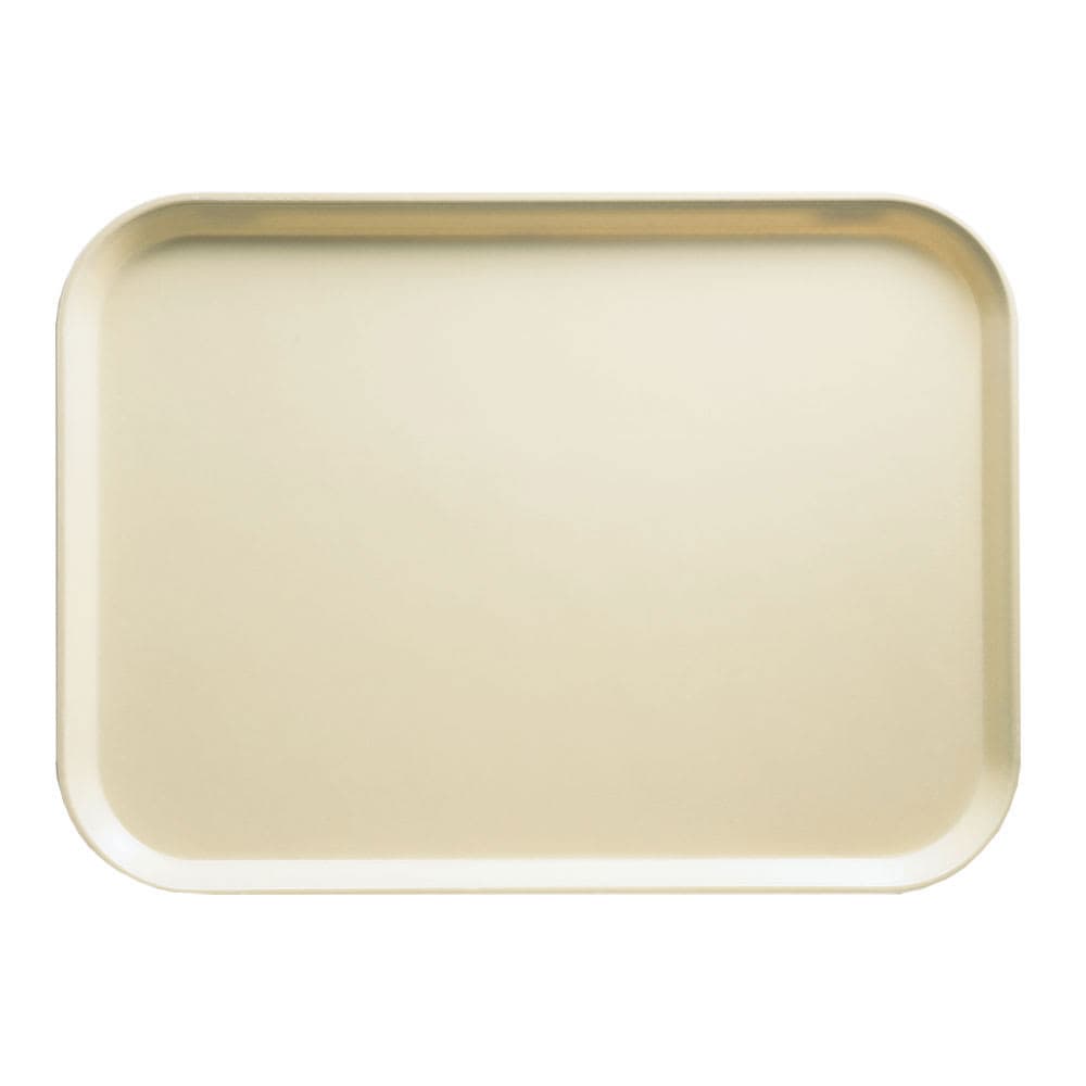 Cambro 57537 Fiberglass Camtray® Cafeteria Tray - 6 9/10"L x 4 9/10"W, Cameo Yellow