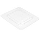 Cambro 60CFC135 ColdFest Food Pan Cover - 1/6 Size, Flat, Clear thumbnail 4