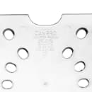 Cambro 60CWD135 Camwear Food Pan Drain Shelf - 1/6 Size, Clear thumbnail 5