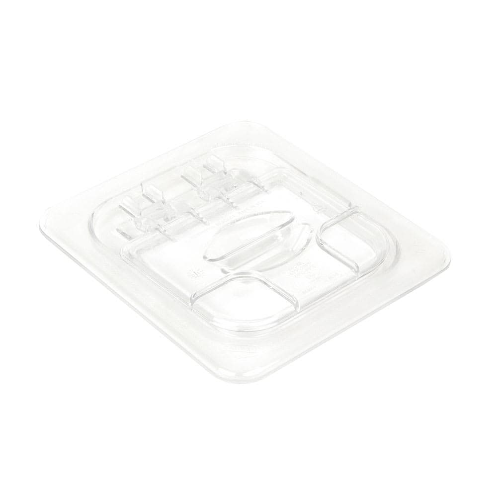 Cambro 60CWL135 FlipLid Food Pan Cover - 1/6 Size, Hinged, Clear