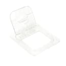 Cambro 60CWL135 FlipLid Food Pan Cover - 1/6 Size, Hinged, Clear thumbnail 2