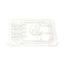 Cambro 60CWL135 FlipLid Food Pan Cover - 1/6 Size, Hinged, Clear thumbnail 3