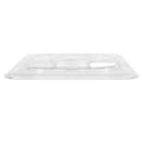 Cambro 60CWLN135 FlipLid Food Pan Cover - 1/6 Size, Notched, Hinged, Clear thumbnail 3